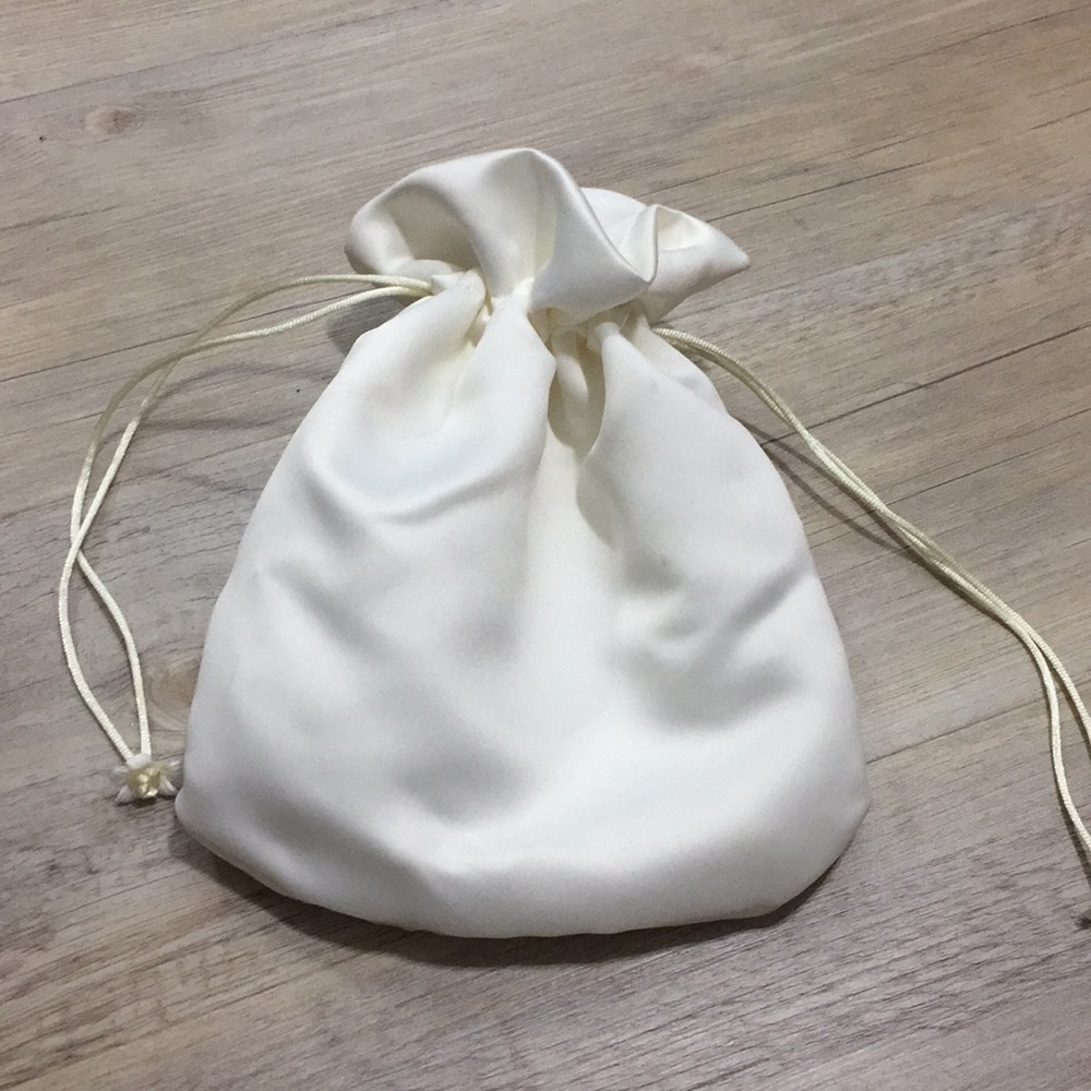 Off White Drawstring Bag - image 2
